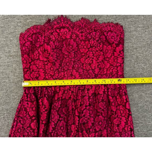 NBD Revolve Daimilee Coquette Dress in Raspberry & Magenta Size XS - Picture 9 of 12